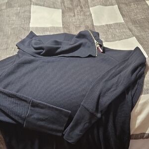Tommy Hilfiger Dark Blue Zip-Up Sweater